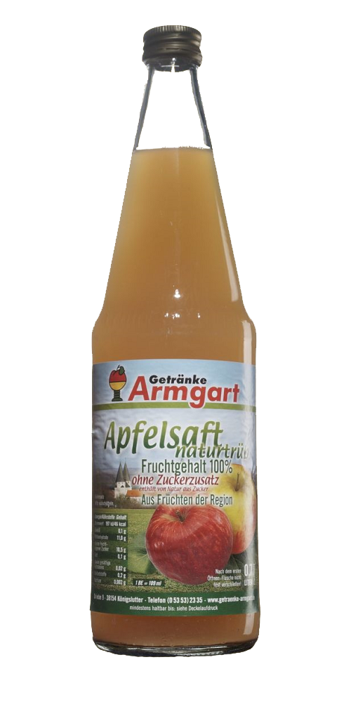 Apfelsaft Naturtrüb 0,7 Liter